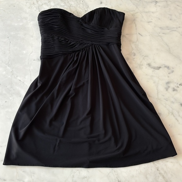 BCBG MAXAZRIA Black Strapless Dress Size 2 - Picture 4 of 8